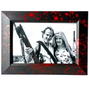 Natural Born Killers Mickey Mallory 90s Horror Movie Cult Classic Bloody Framed
